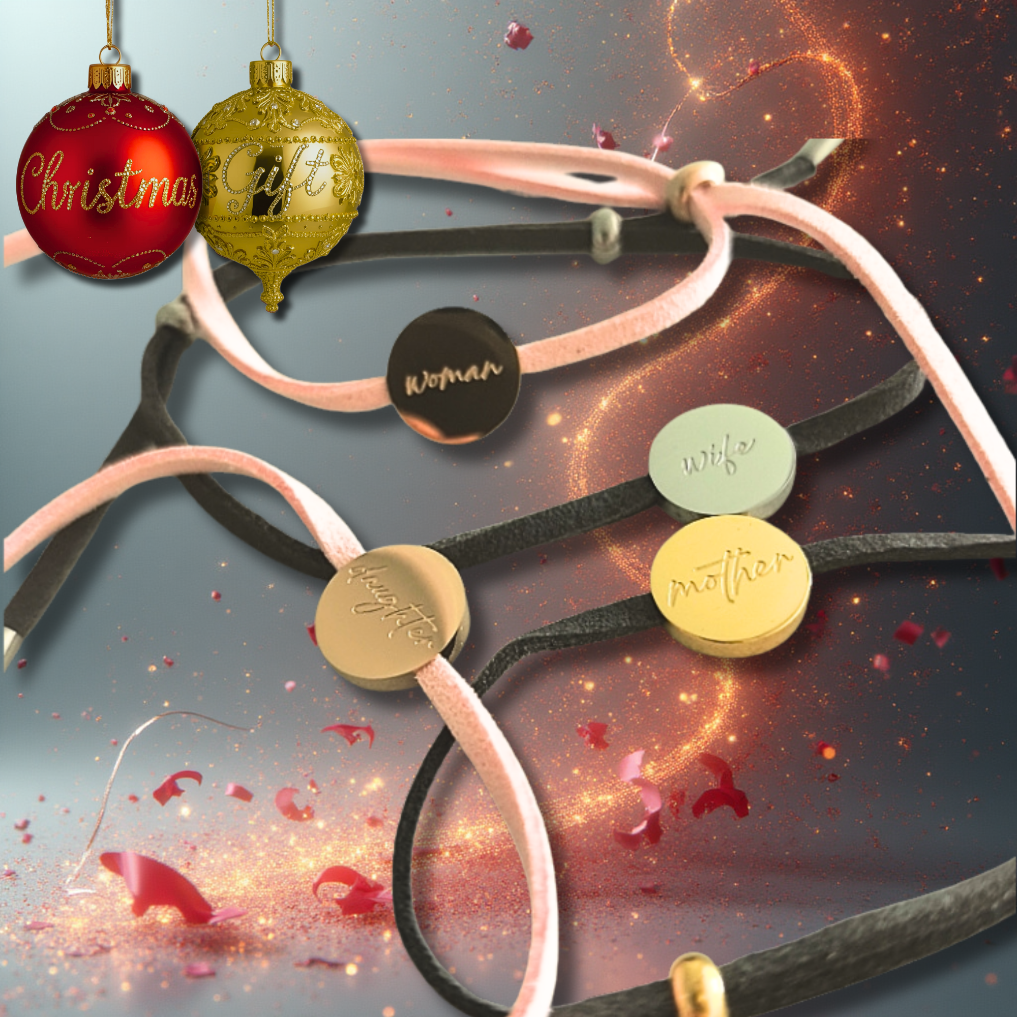 daughter disc bracelet