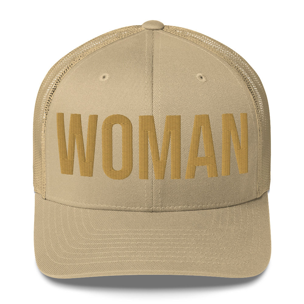 WOMAN Trucker Cap (brown thread)