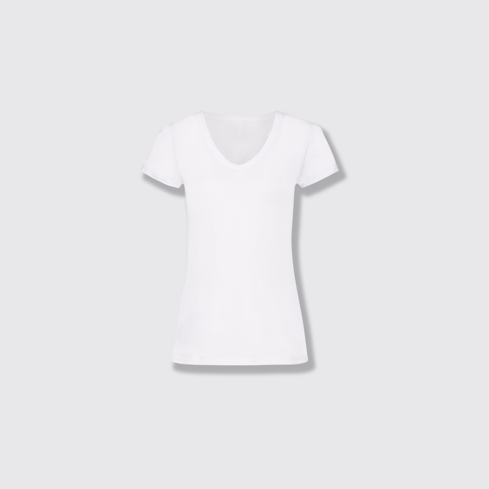 SALE White v-neck t-shirt (XS)
