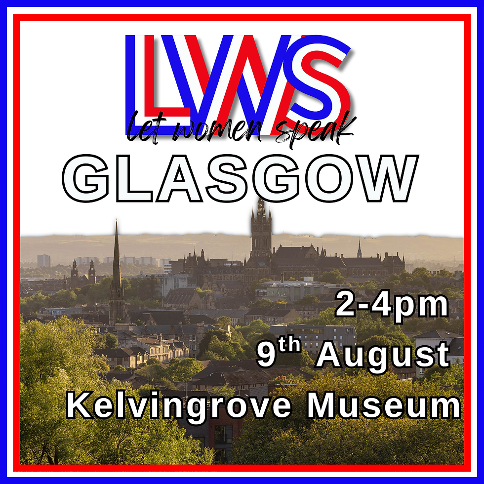 Let Women Speak Glasgow