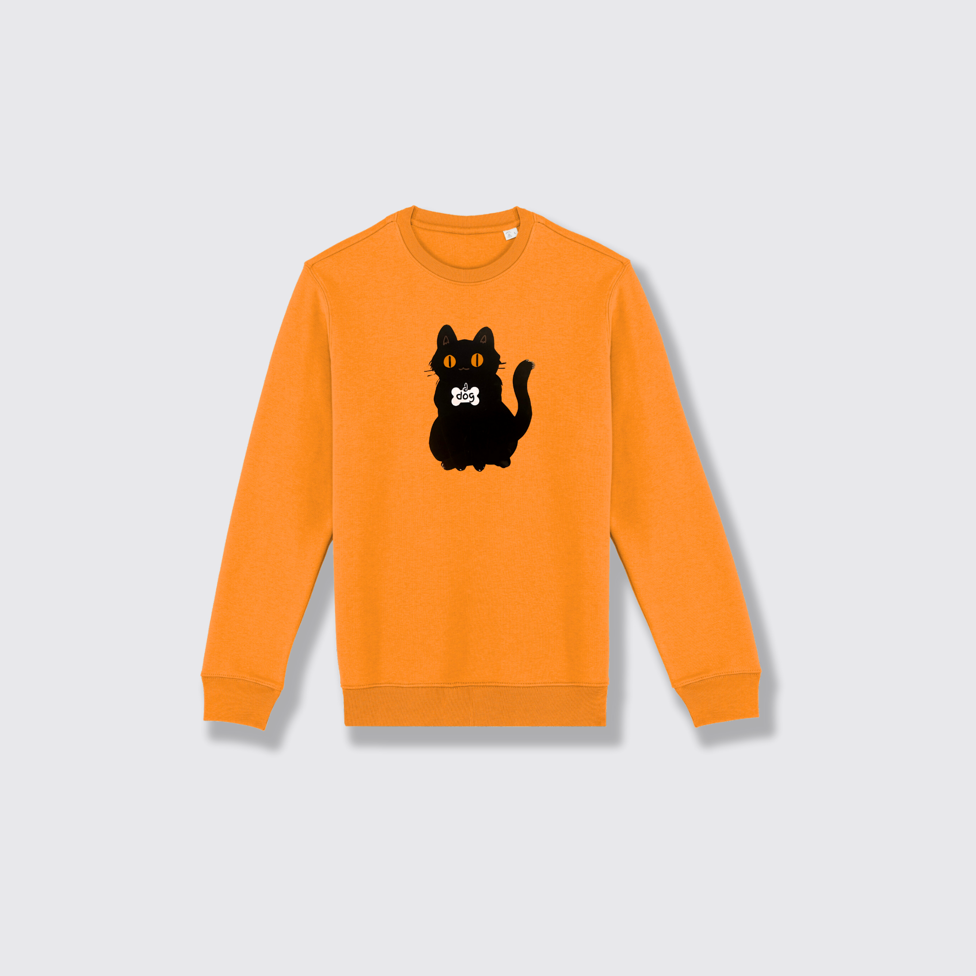 Dog tangerine sweatshirt