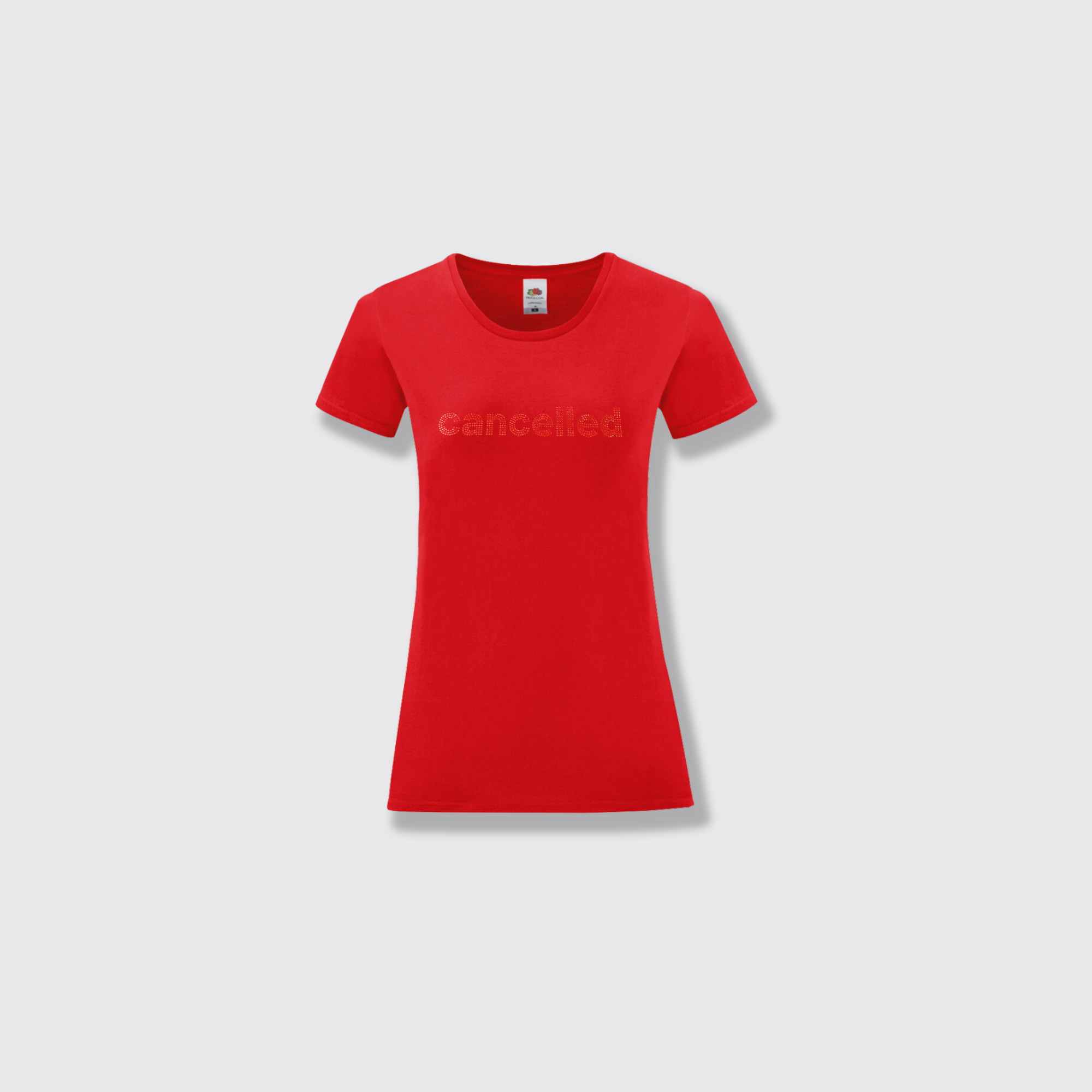 cancelled red t-shirt