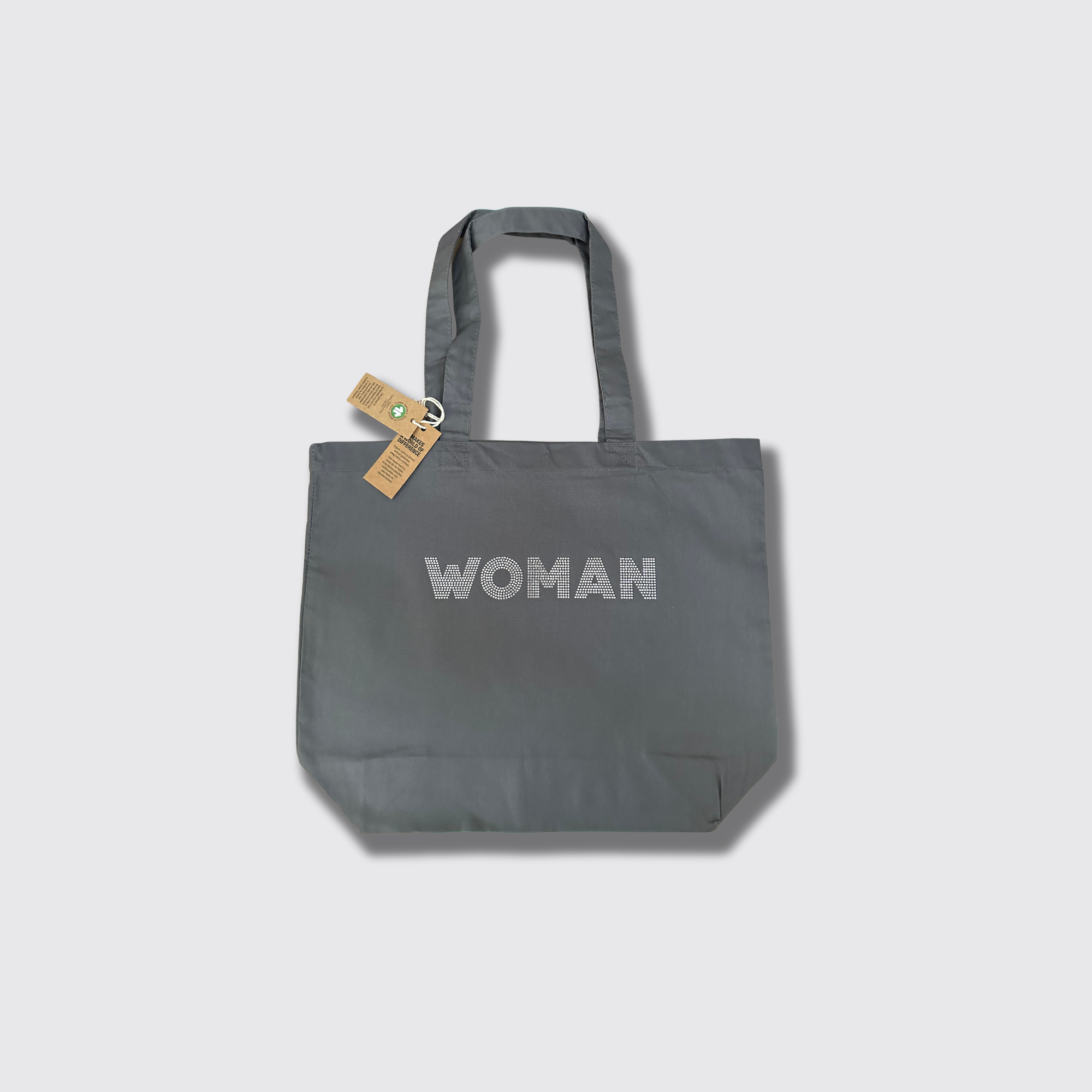 Diamante "woman" tote bag