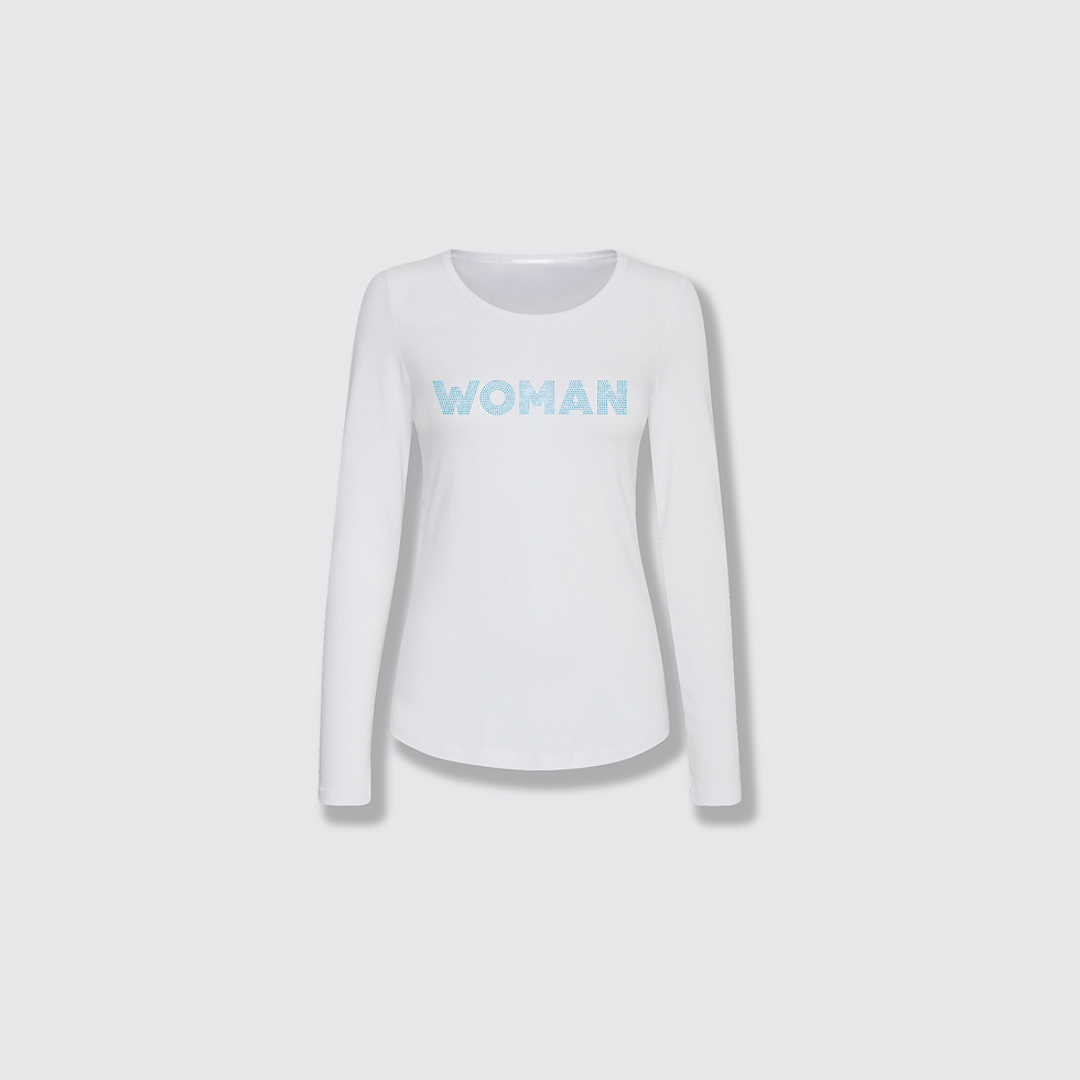 Thumbnail: WOMAN white long sleeve tee