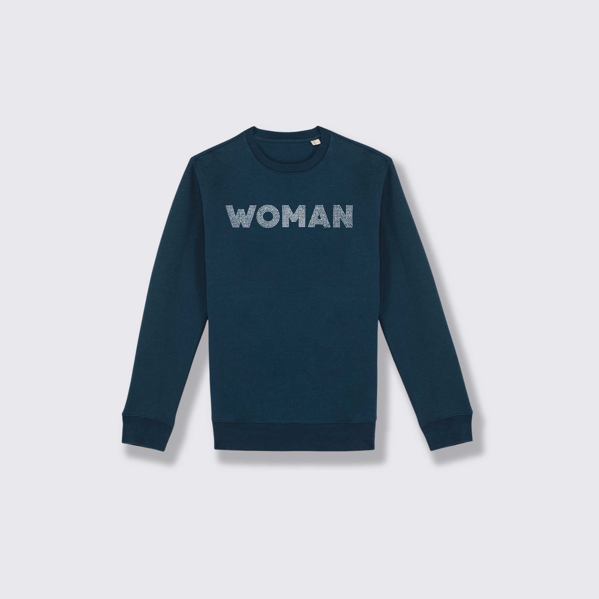 WOMAN peacock blue sweatshirt