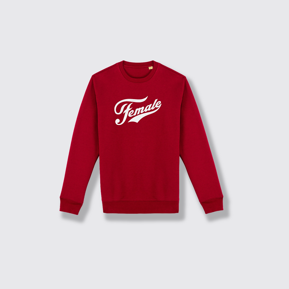 Thumbnail: F for Female hibiscus sweatshirt