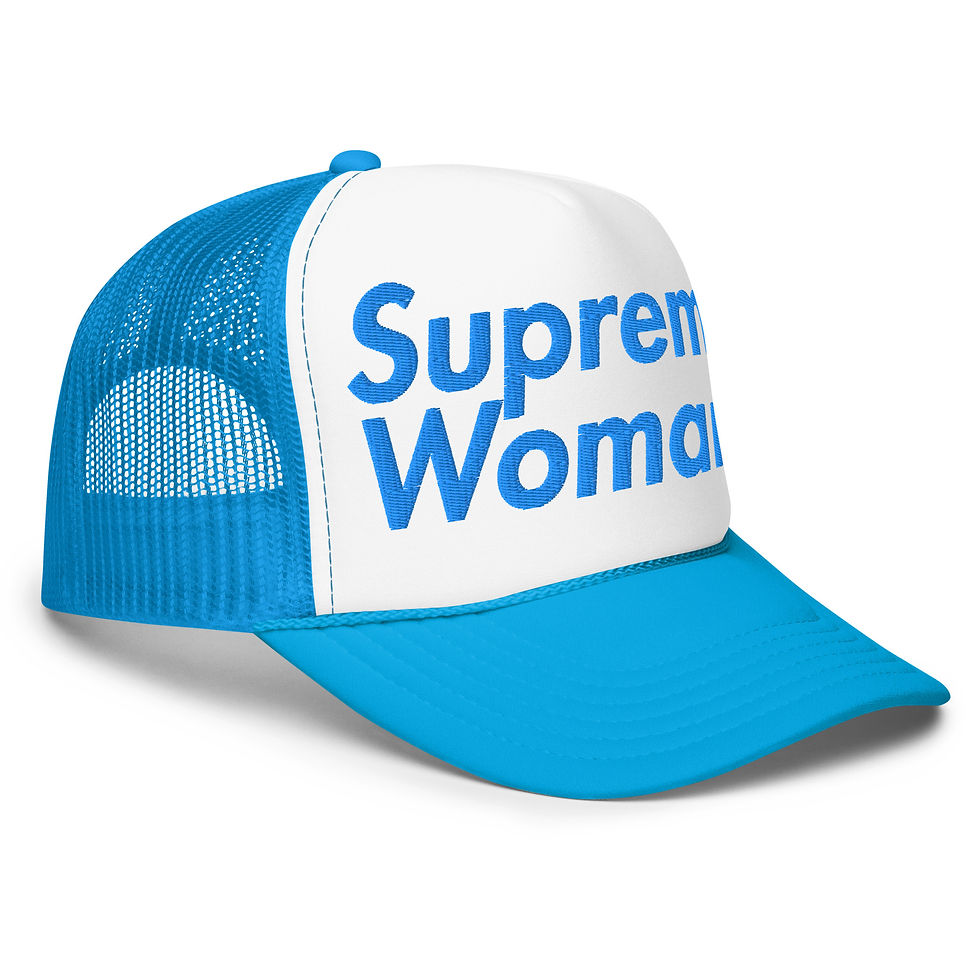 Thumbnail: supreme woman trucker hat