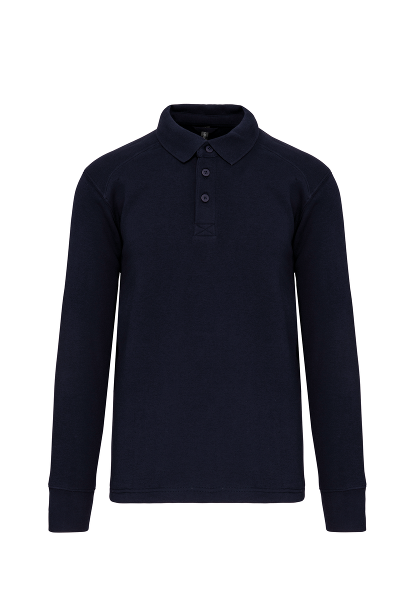 Sweat-shirt col polo homme personnalisé WK WK4000 Navy