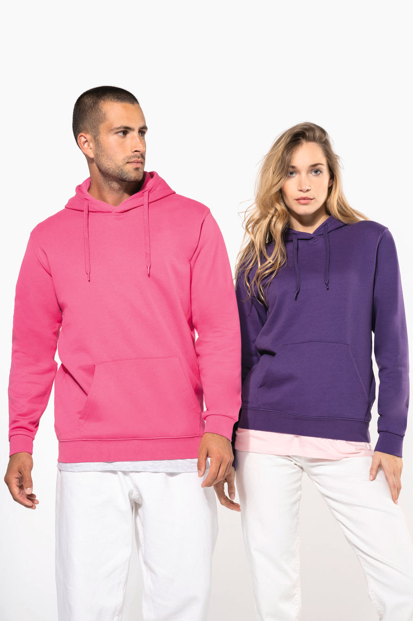 Sweat-shirt capuche femme personnalisé Kariban K473 porté