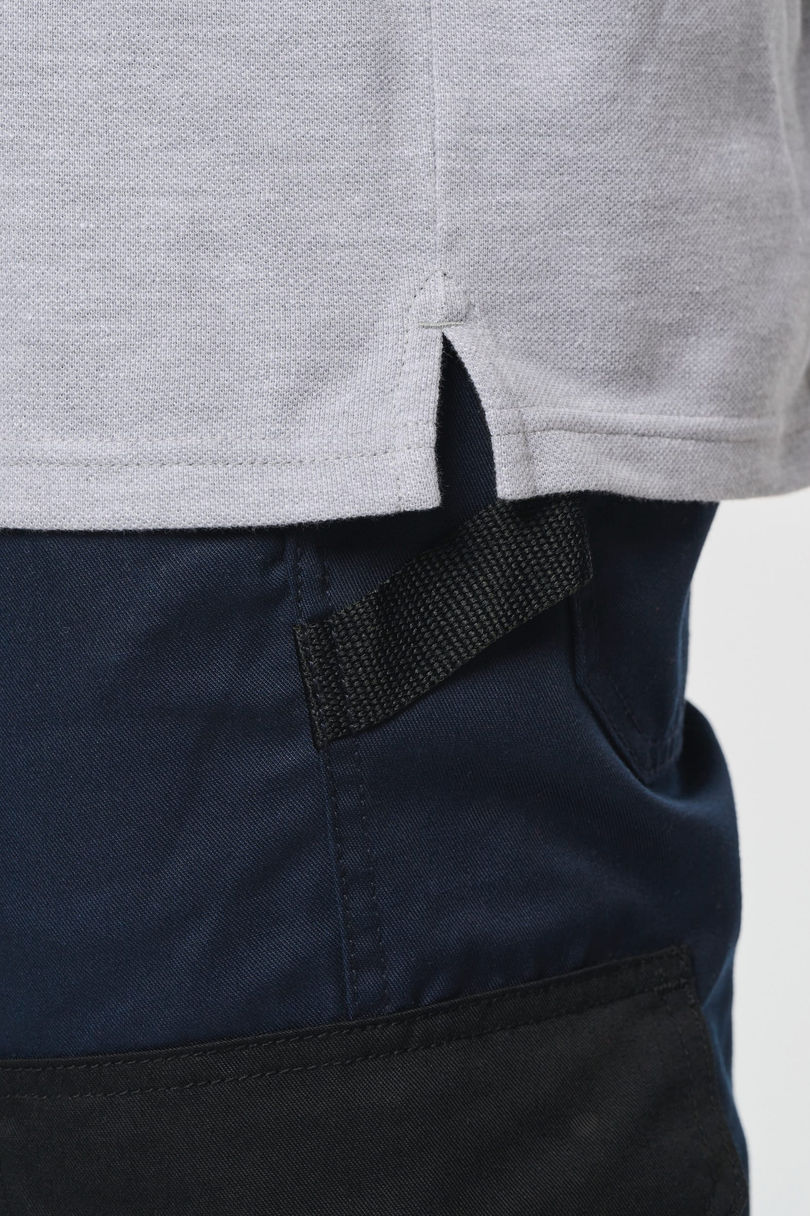 Polo Day To Day contrasté manches courtes homme personnalisé WK WK270 porté