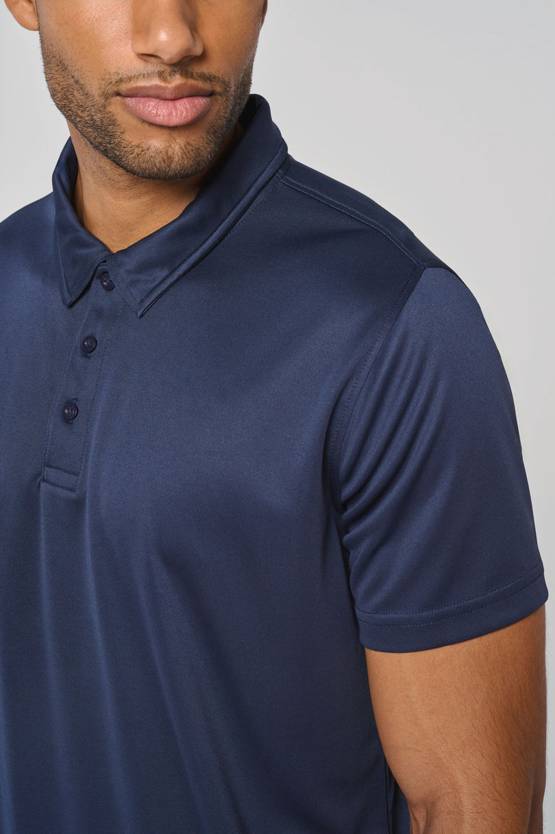 Polo sport manches courtes personnalisé Proact PA482 porté
