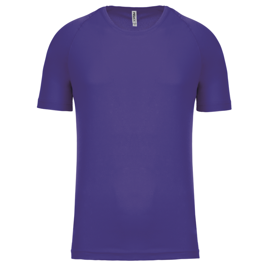 T-shirt de sport manches courtes homme personnalisé Proact PA438 Violet
