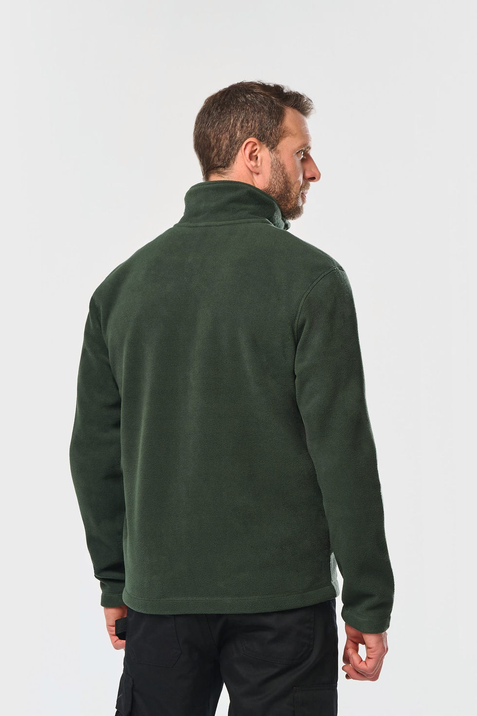 Veste micropolaire zippée homme personnalisé WK WK903 porté