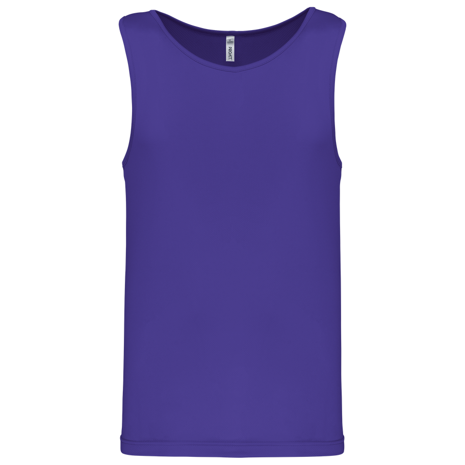 Débardeur de sport homme personnalisé Proact PA441 Violet