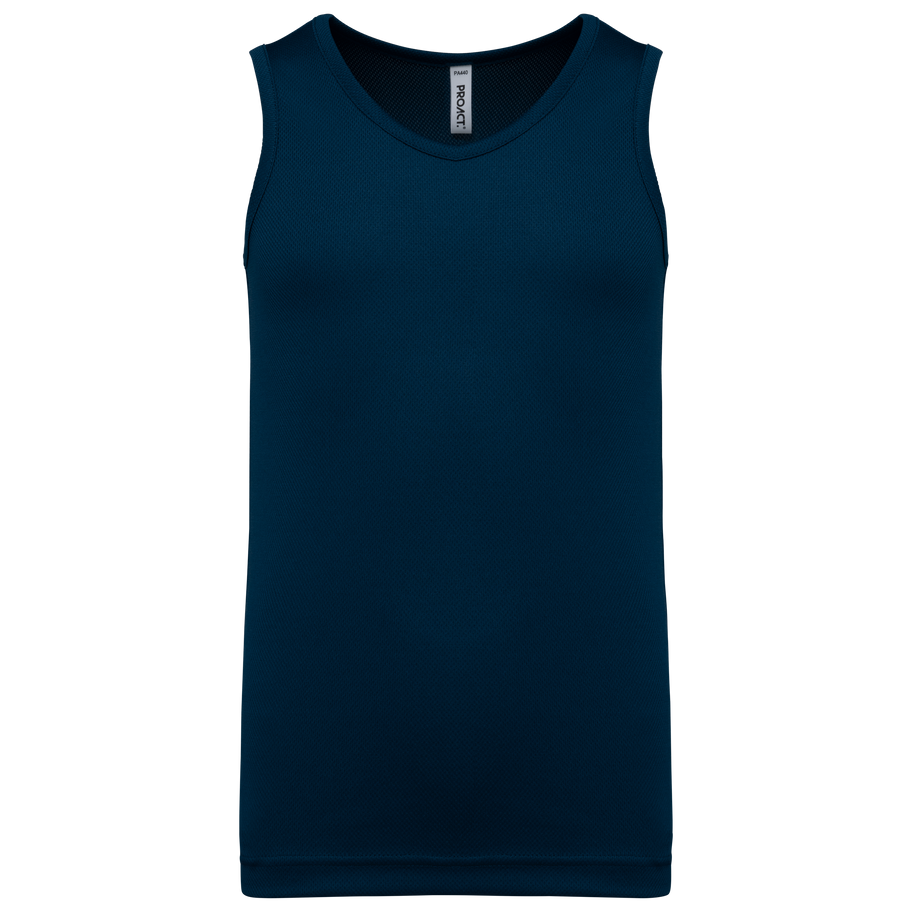 Débardeur de sport enfant personnalisé Proact PA440 Sporty Navy