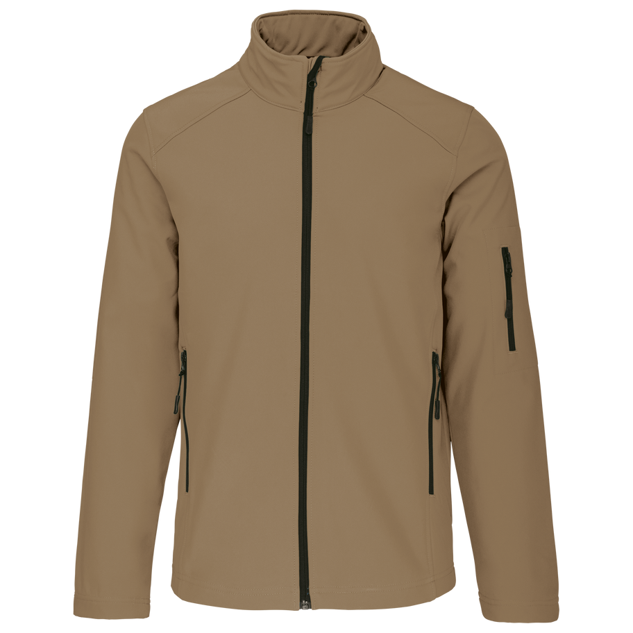 Veste softshell homme personnalisé Kariban K401 Camel