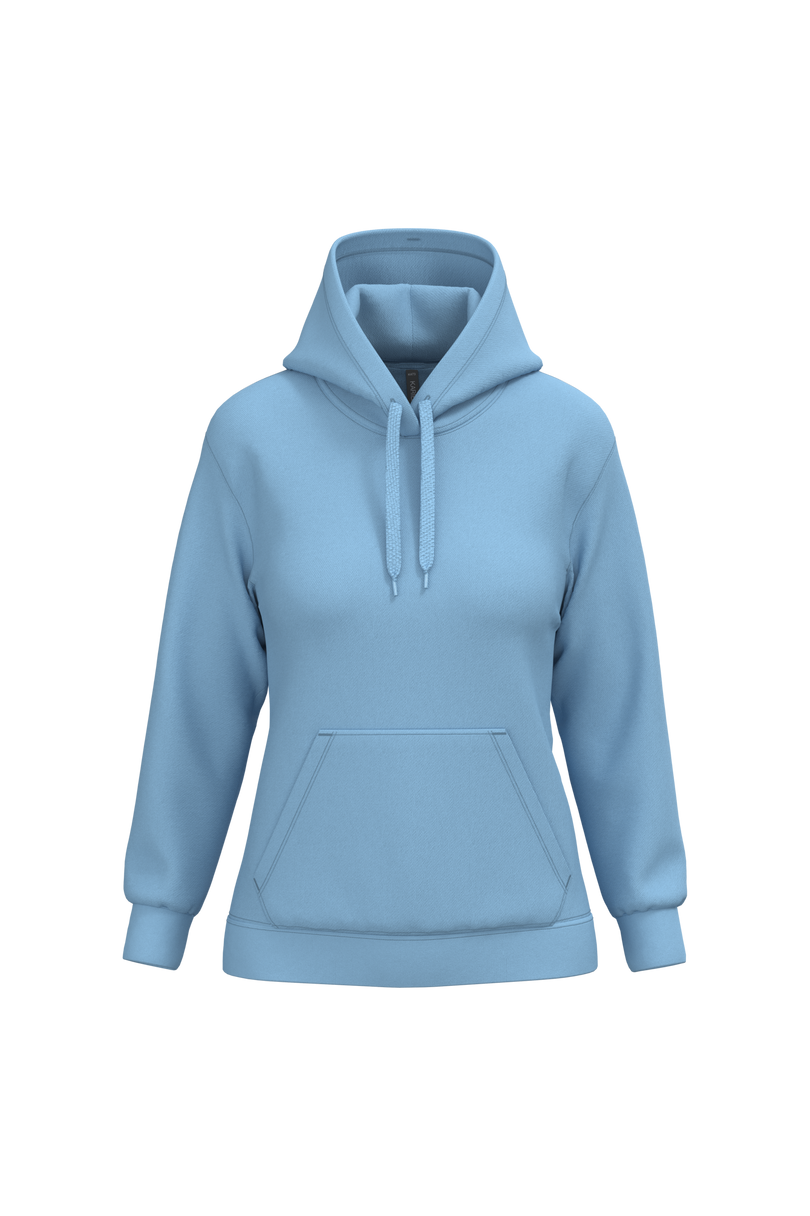 Sweat-shirt capuche femme personnalisé Kariban K473 Sky Blue