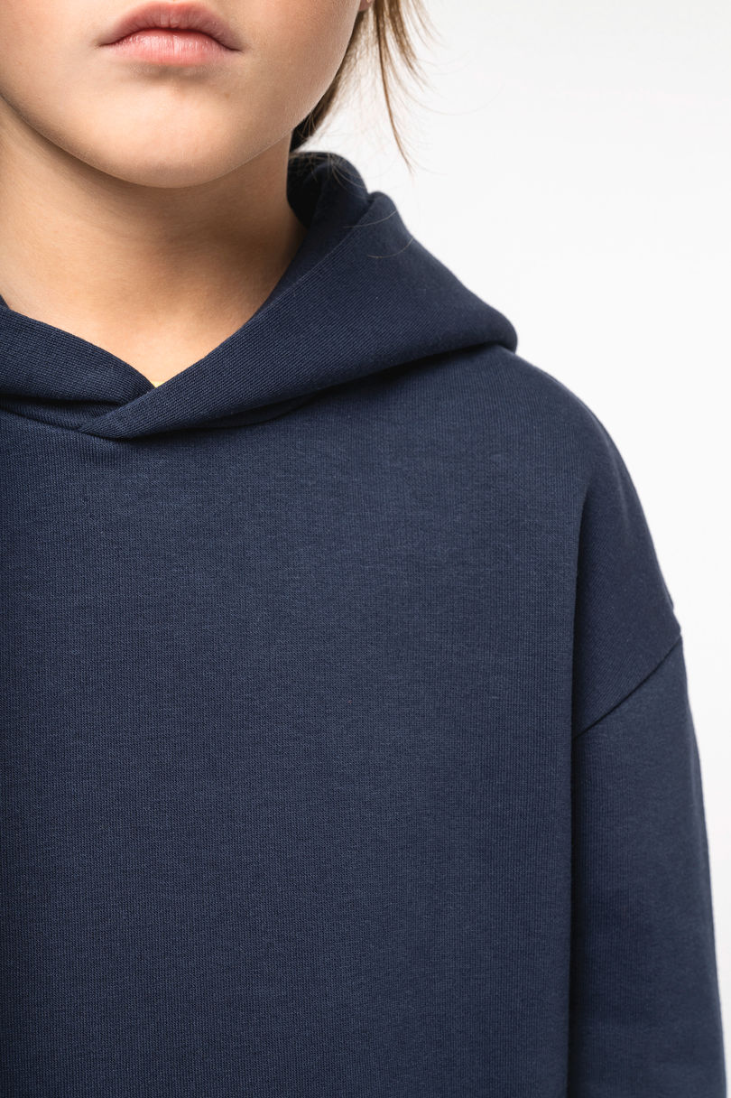 Sweat-shirt écoresponsable à capuche oversize enfant personnalisé Native Spirit NS438 porté