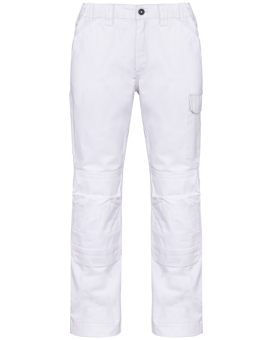 Pantalon de travail multipoches homme personnalisé WK WK740 White