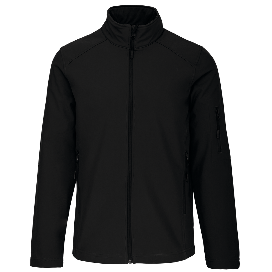 Veste softshell homme personnalisé Kariban K401 Black