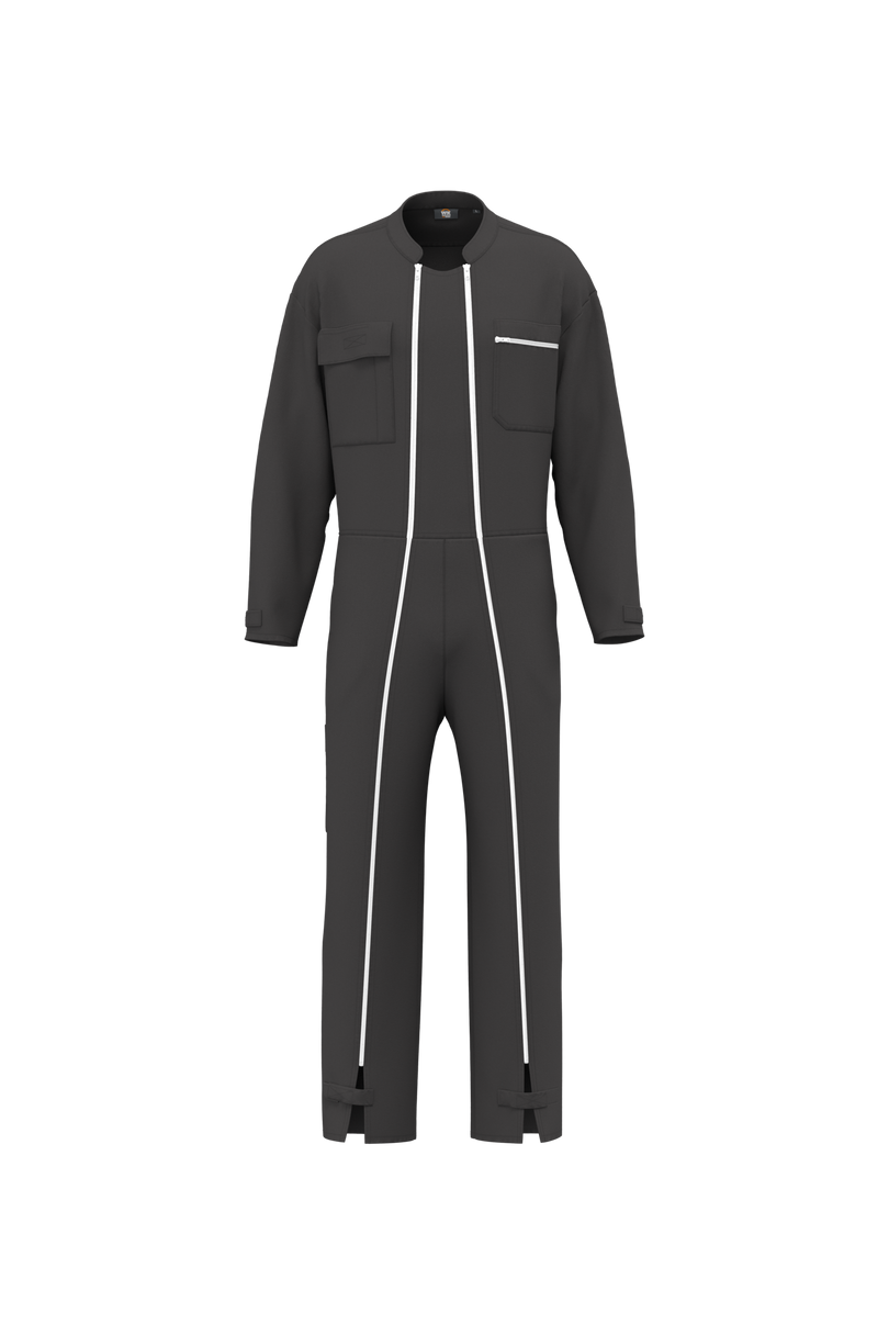 Combinaison double zip unisexe personnalisé WK WK830 Dark Grey