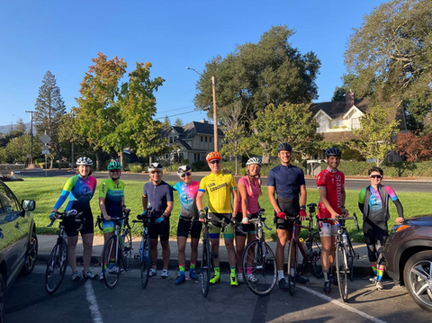 Coach Liza group ride
