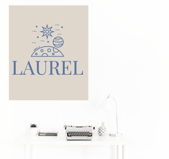 Laurel Logo Poster (55.5 x 84 cm)