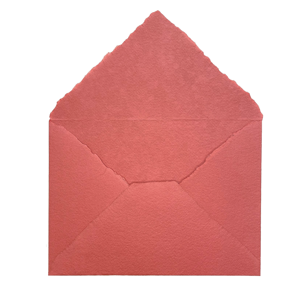 Sobre artesanal coral abierto