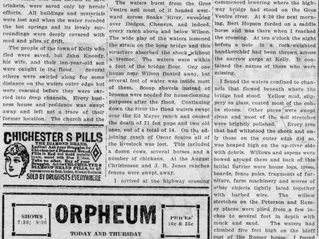 "SUDDEN LAKE" AND THE GROS VENTRE FLOOD
