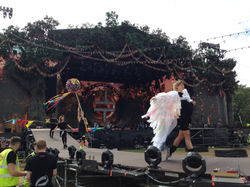 The main stage