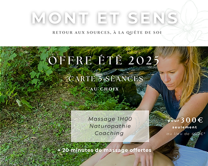 Offre massage La clusaz Le Grand bornand