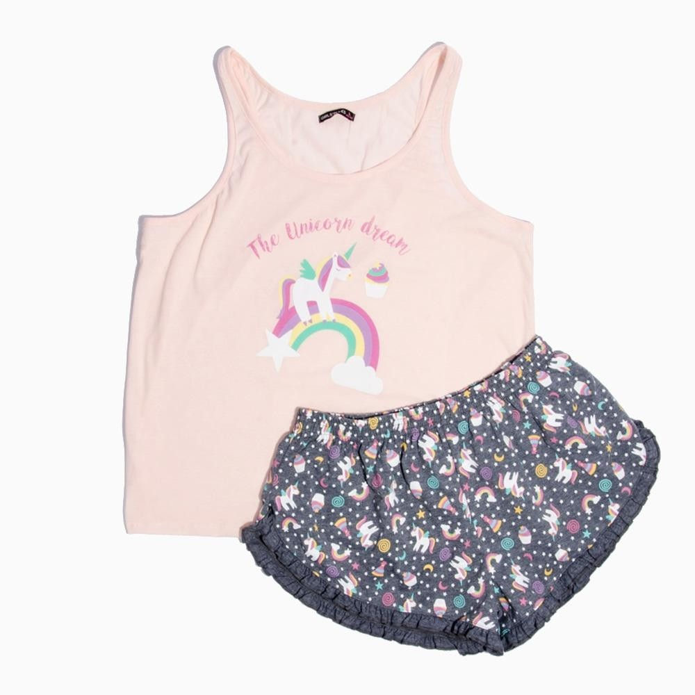 Pijama+short(unicornio)
