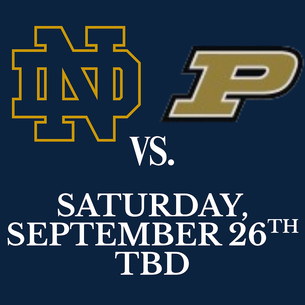 Football Watch Party: Notre Dame vs. Purdue