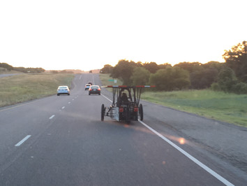 Road testing - day 2 between Weatherford and Mineral Wells