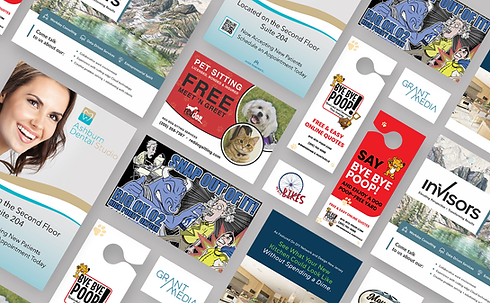 Athens GA Web Design Company showcasing graphic design work