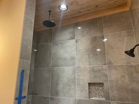 custom bathroom lighting installed by residential electrician GA Electrical Techs in Athens