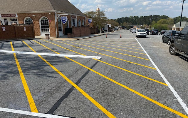 striping parking lot North Georgia