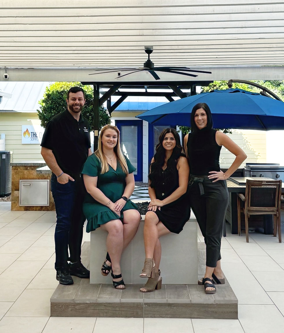 The Outdoor Kitchen Place team outdoor kitchen contractor in Naples FL