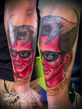 Lahoozahfer Ace Ventura Custom Tattoo Design