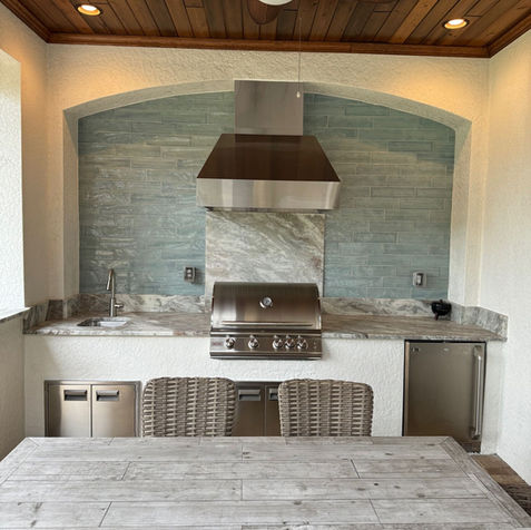 tile outdoor kitchen Bonita Springs