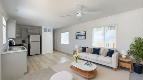 New Mobile Homes For Sale in Sonora California single wide Living Room