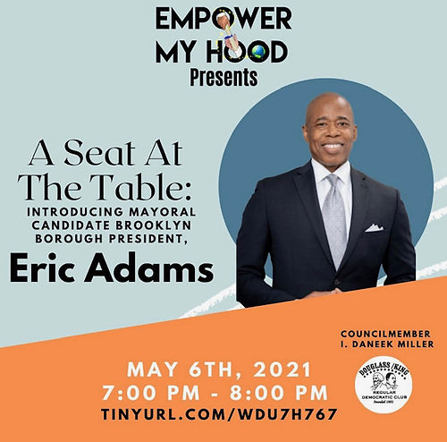 Seat at the Table with Eric Adams from Empower My Hood event