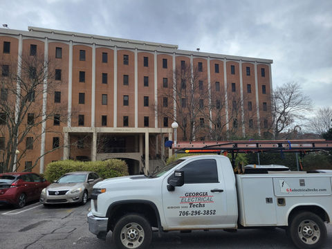 Commercial electrician in Athens GA electrical work at University of Georgia