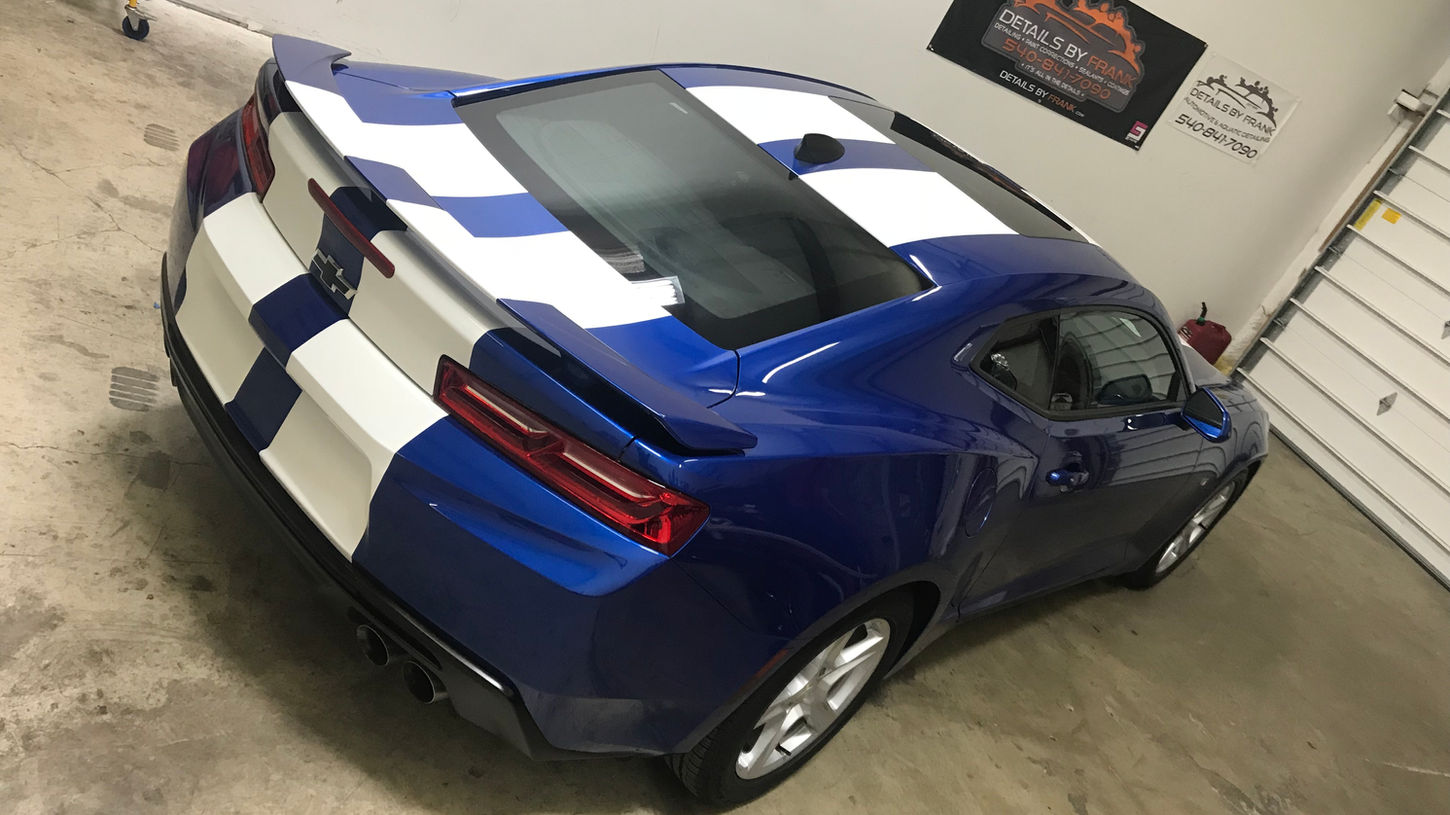 race stripes vehicle vinyl wrap Green Cove Springs, FL The Wrap Co