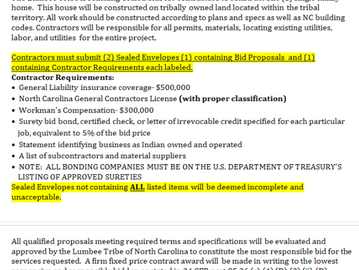 Lot 18, 204 Resilience Lane RFP 