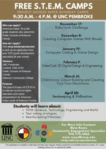 Project ACCESS Super Saturday Camps