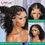 Thumbnail: Lace Front Wigs Human Hair Pre Plucked for Women 150% Density 13x4 HD Transpare