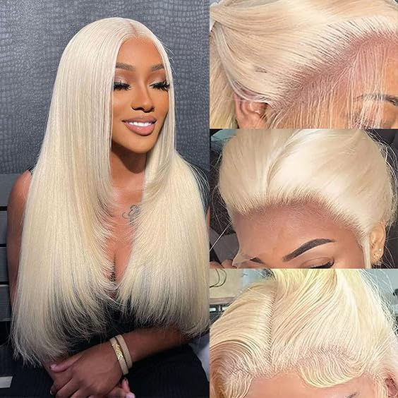 Thumbnail: Aolvoblees 613 Lace Front Wig Human Hair Pre Plucked 13x4 HD Lace Front Wigs Hu