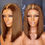 Thumbnail: Hevgf Reddish Brown Lace Front Wigs Human Hair Auburn Body Wave Wig 150% Densit