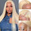 Thumbnail: Aolvoblees 613 Lace Front Wig Human Hair Pre Plucked 13x4 HD Lace Front Wigs Hu